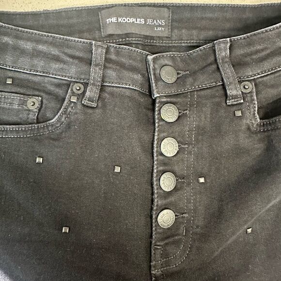The Kooples Black Lizy Studded Women’s Jeans size 29 - Picture 5 of 15